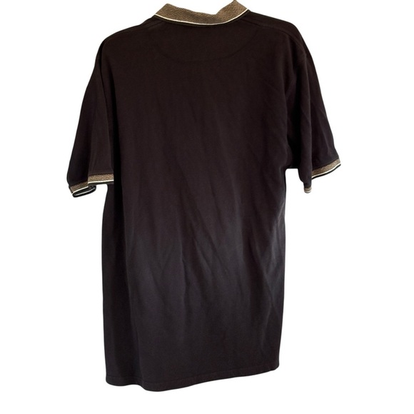 Disney Cruise Line Vintage Mens Black Tan Polo Size XL - Picture 5 of 6